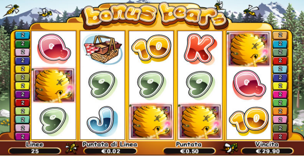 การดีไซน์และฟีเจอร์สล็อต 
Bonus Bear