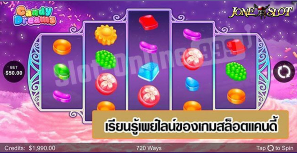 เรียนรู้เพย์ไลน์ของเกมสล็อตแคนดี้