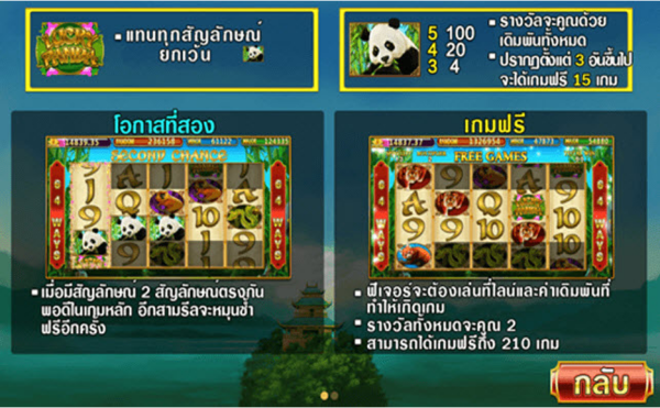 รีวิวเกม PUSSY888 พุชชี่888 LUCKY PANDA สล็อตออนไลน์